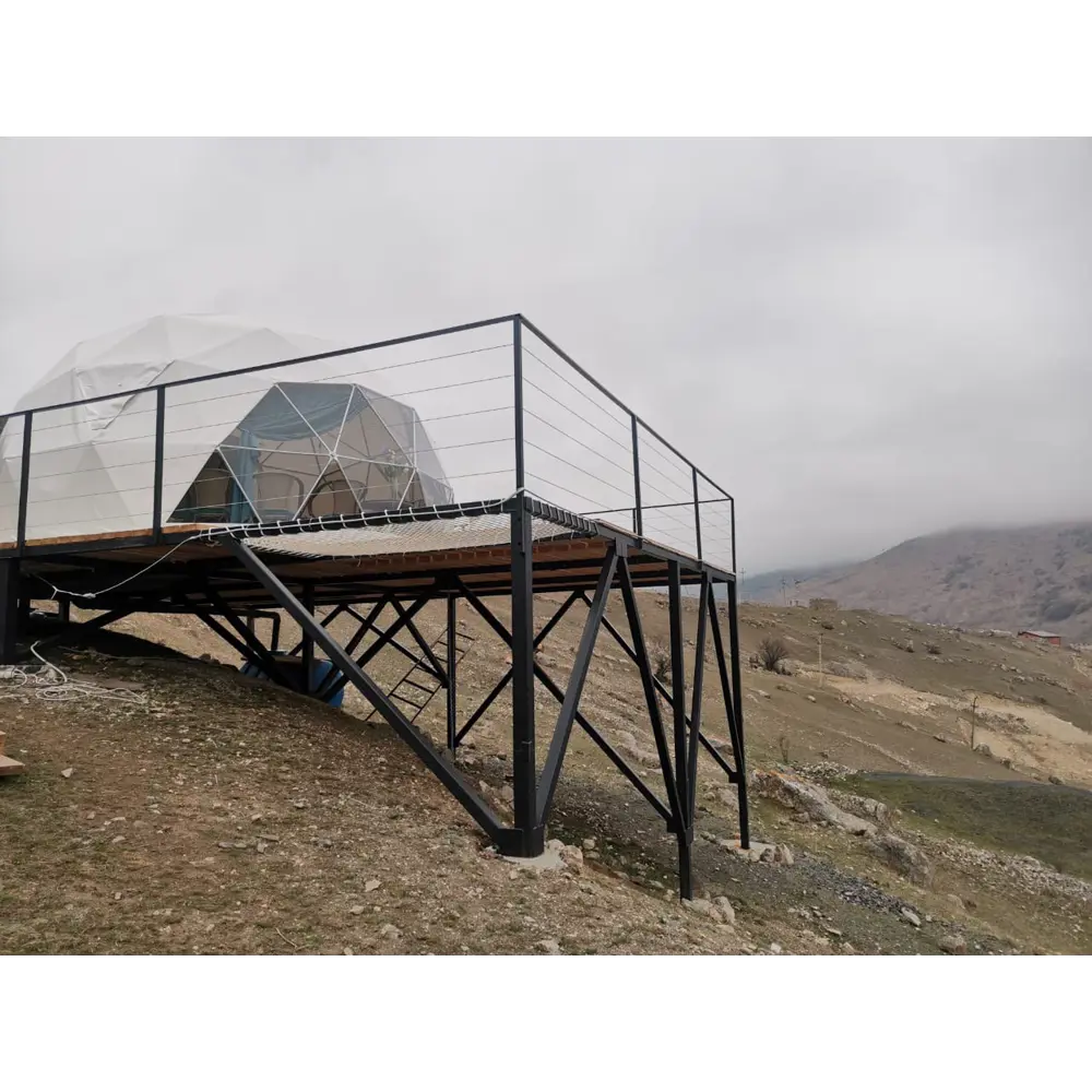 Навес для геокупола ПВХ 540x540 см белый Santreyd STLM-2052196 - Вид №5