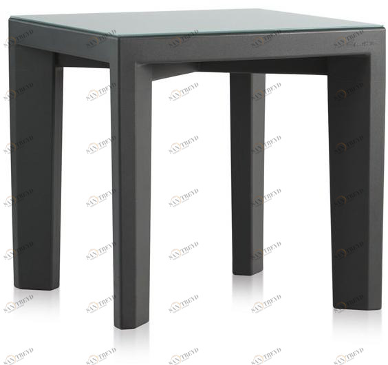 SLIDE Квадратный обеденный стол из полиэтилена sun-id-1425698