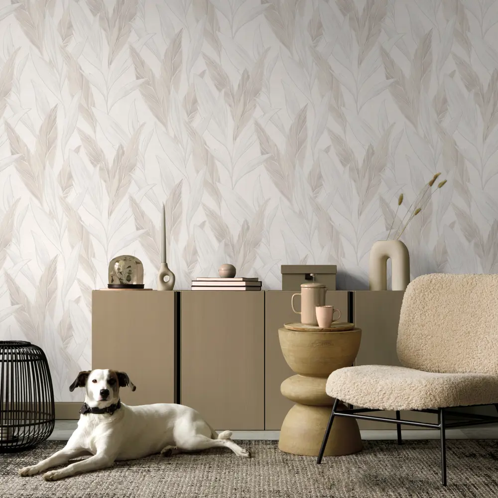 Обои флизелиновые Wallsecret Boho светло-бежевые 8845-23 STLM-2135195 - Вид №3