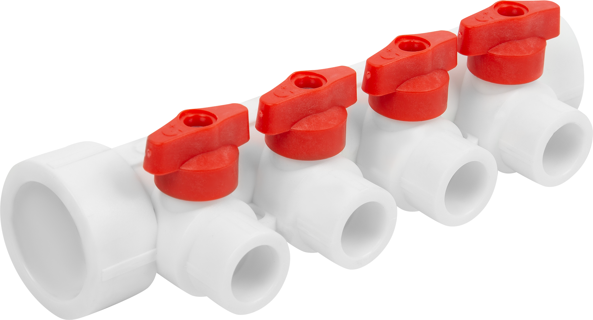 Коллектор Valfex 4-х выводной с шаровыми кранами для систем отопления 85044177 STLM-0057865 - Вид №1