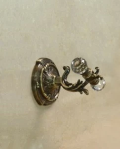 Крючок ART&MAX BAROCCO CRYSTAL AM-1784-Cr-C