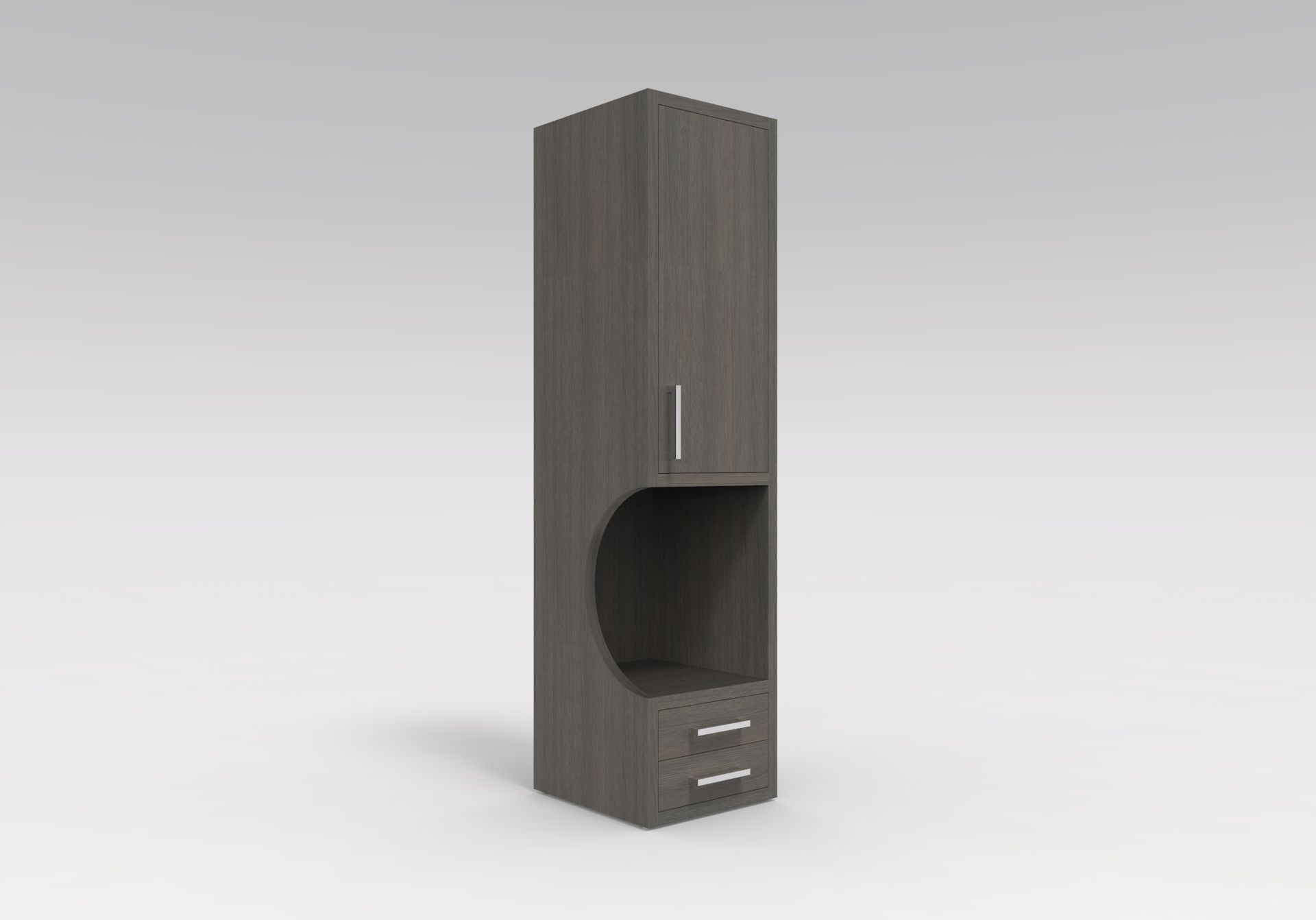 Меламинированный шкаф с одной дверью для отеля Mobilspazio Zeus ARCH-00148681 - Вид №2