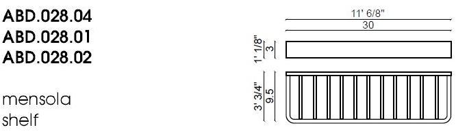 Полка для ванной из латуни Deep Santreyd sun-id-1452997 - Вид №2