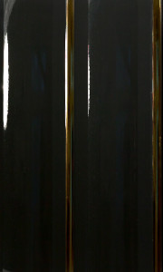 Панель ПВХ Черная золото софитто "2" фигурная 200мм