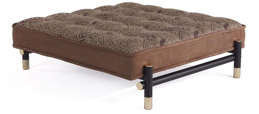 ETRO Home Interiors Стеганый пуф, обитый тканью Woodstock E.woo.222.a - Вид №1