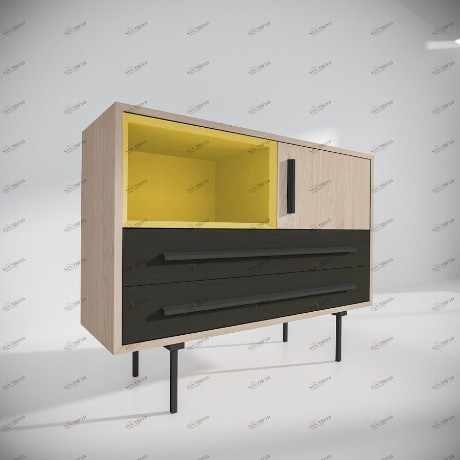 Модуль E, желтый/оливковый BraginDesign BR0221Ж