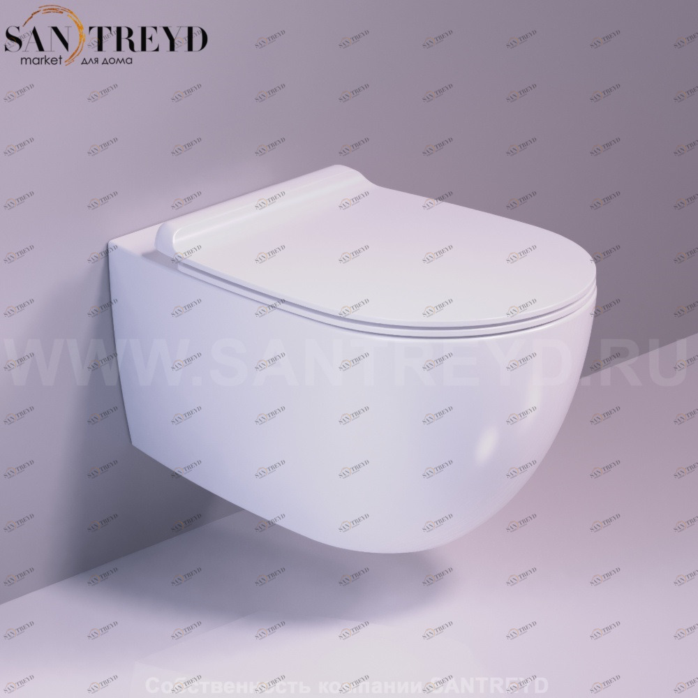 VI18BIANCO Подвесной унитаз настенный Белый Simas Vignoni Италия