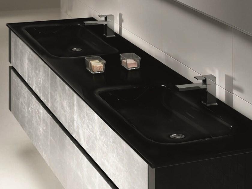 Mobiltesino Двойная тумба под умывальник с ящиками Qubo sun-id-1476896 - Вид №2