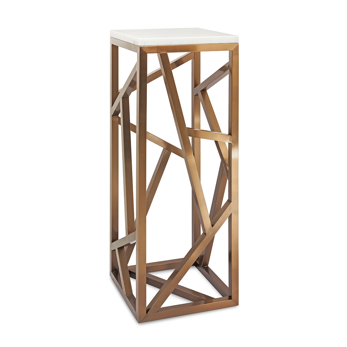 450108-BS ABHIKA ПАЛОЧКИ МРАМОРНЫЕ H110 40X40 BLACK/SILVER  - Вид №4