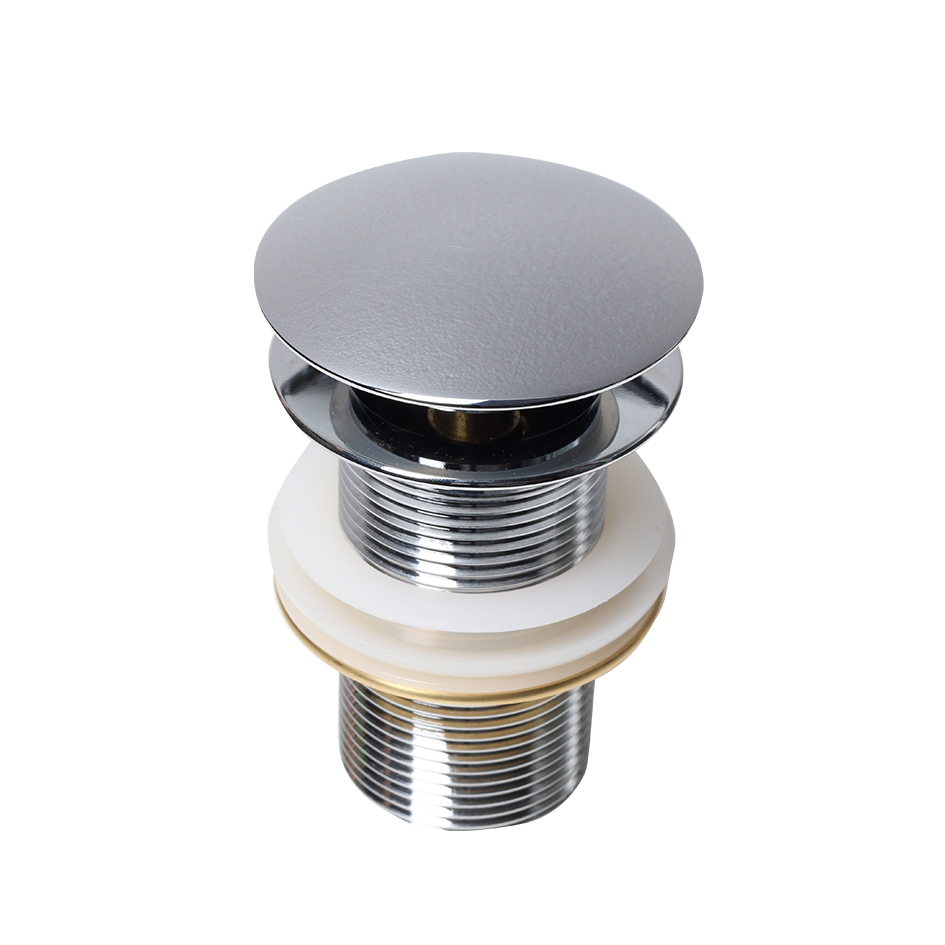 Донный клапан без перелива (хром) MLN-330302CH в блистере MELANA  - Вид №2