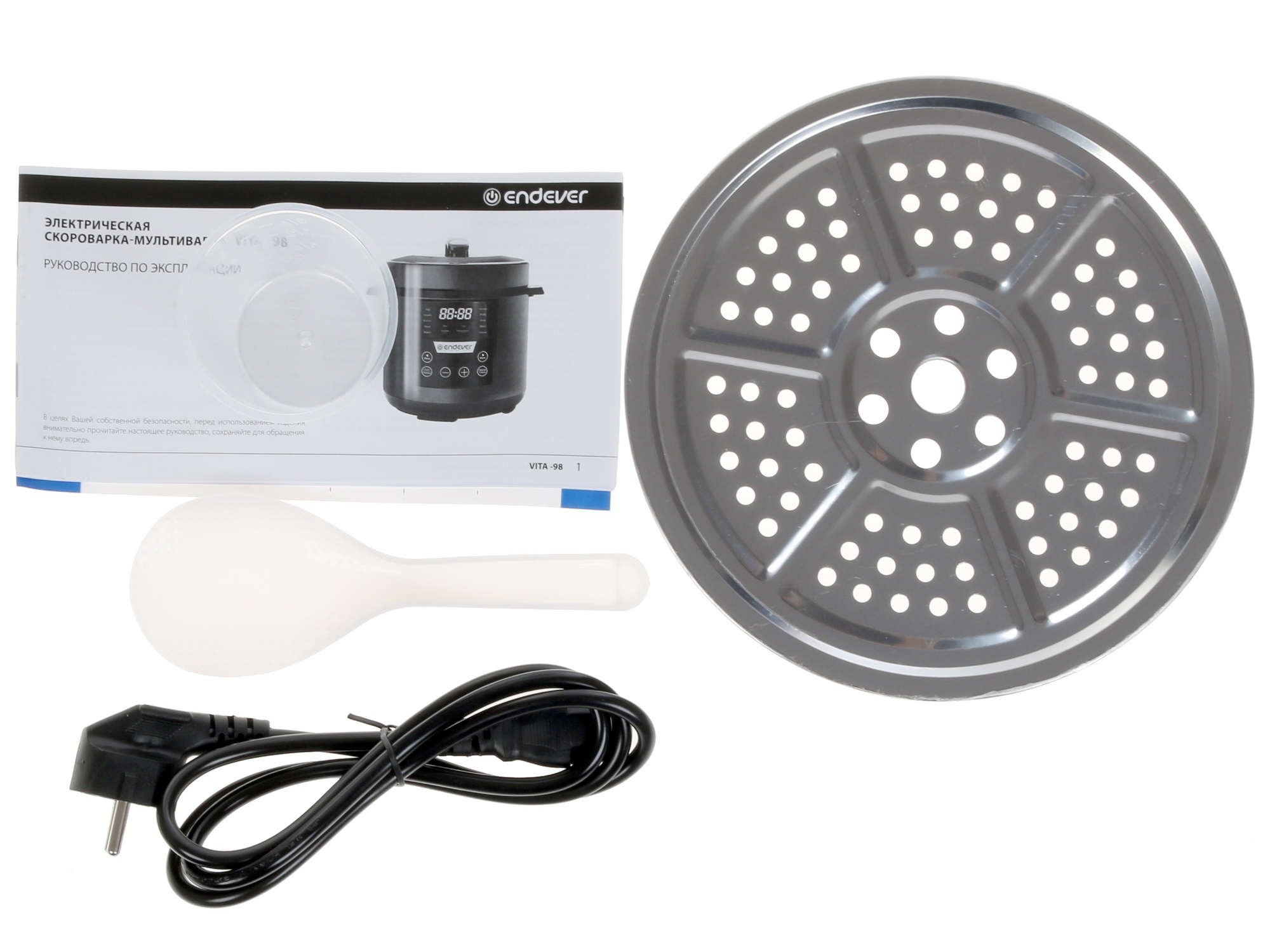 1188254 Мультиварка-скороварка Endever Vita-98 фиолетовый STDN-0031413 - Вид №7