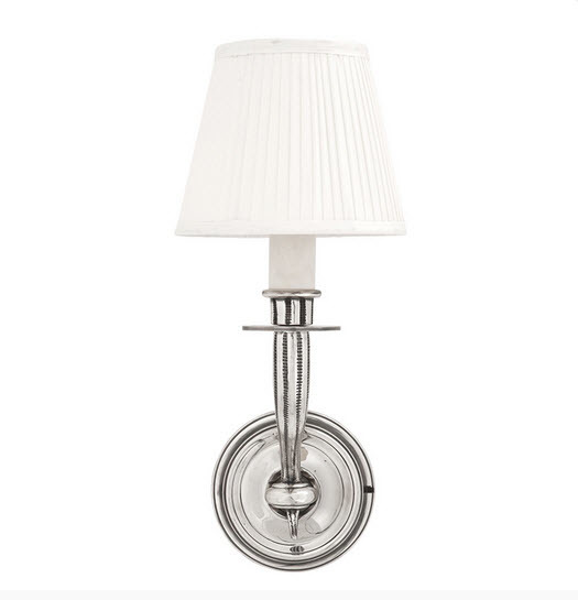 Бра Parisienne Single от Eichholtz 108073 EICHHOLTZ  059754 Белый;хром  - Вид №2