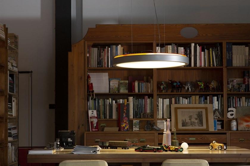 Martinelli Luce Подвесной светильник из алюминия и метакрилата Luna 2035 - Вид №3