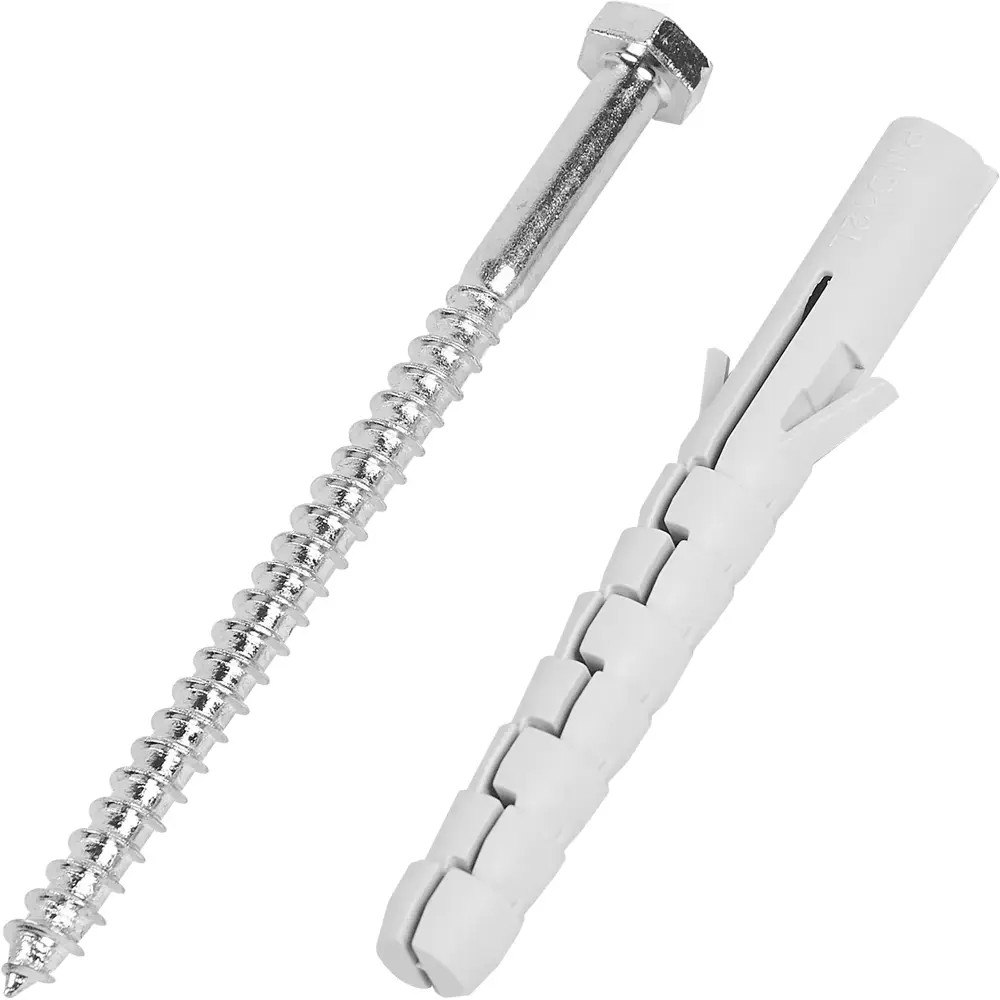 Дюбель распорный нейлоновый Dilwis 12x100мм 6 шт. в комплекте с шурупом STLM-2048700 - Вид №2