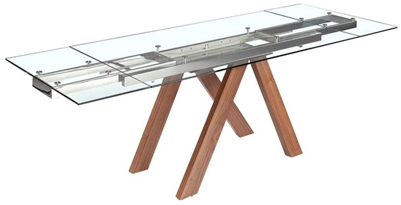 Angel Cerdá Раздвижной прямоугольный стол из дерева и стекла Nature life 1011 Angel Cerda - Вид №2