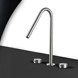 Смеситель для раковины сталь матовая Toki Radomonte TKI24S