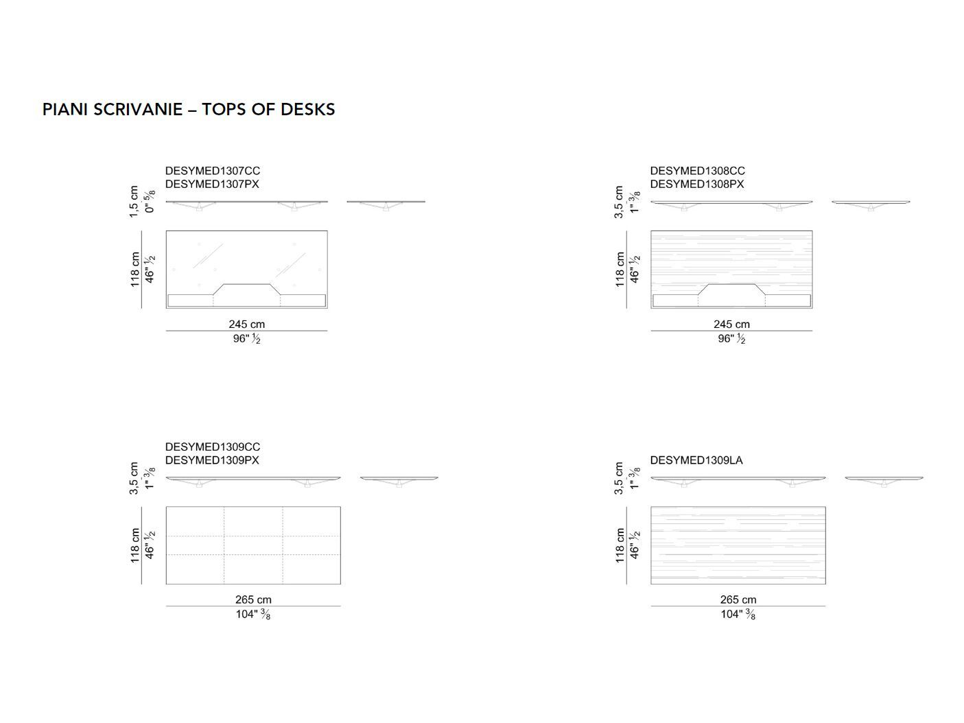 Деревянный угловой рабочий стол с ящиками i 4 Mariani De_Symetria ARCH-00044164 - Вид №12