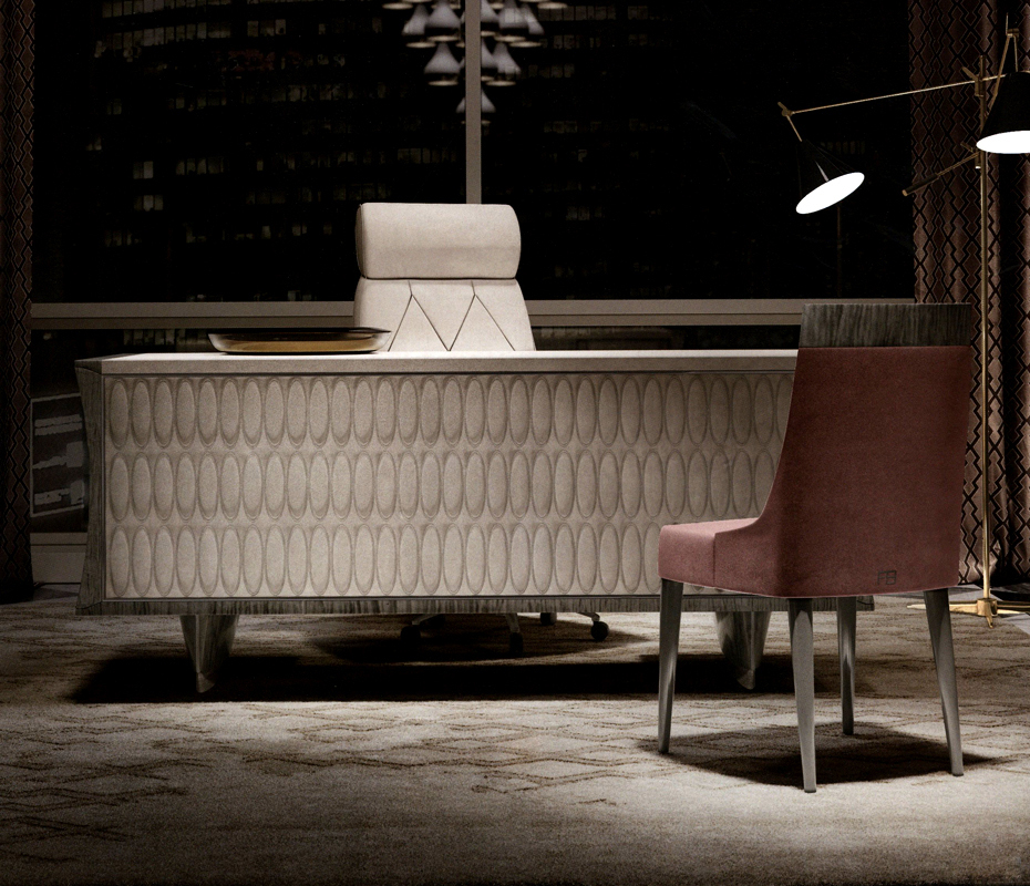 Письменный стол PEARL FRANCO BIANCHINI ELG 4081 K-I  - Вид №1