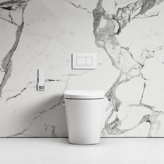 Напольный керамический туалет биде с налетом и кассетой LUSSO INTELLISMART ARCH-00036445 - Вид №3