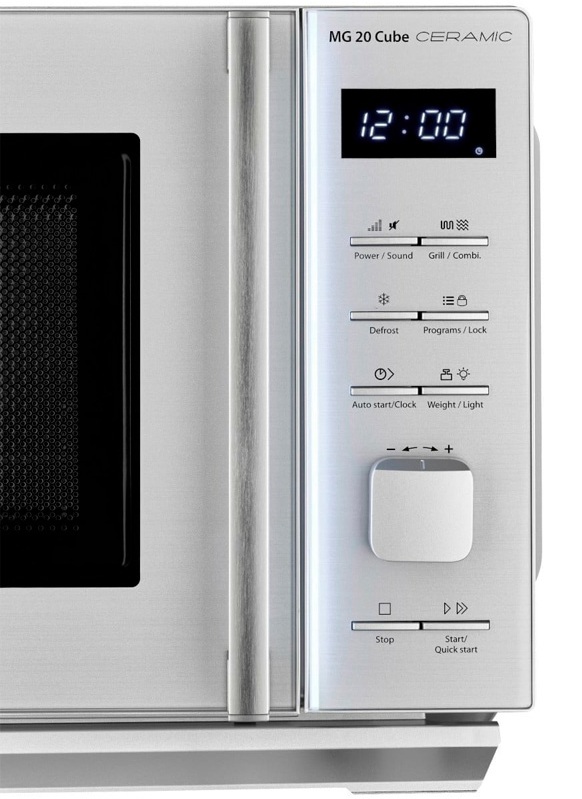 5363010 Микроволновая печь CASO MG 20 Cube Ceramic серый STDN-0104421 - Вид №3