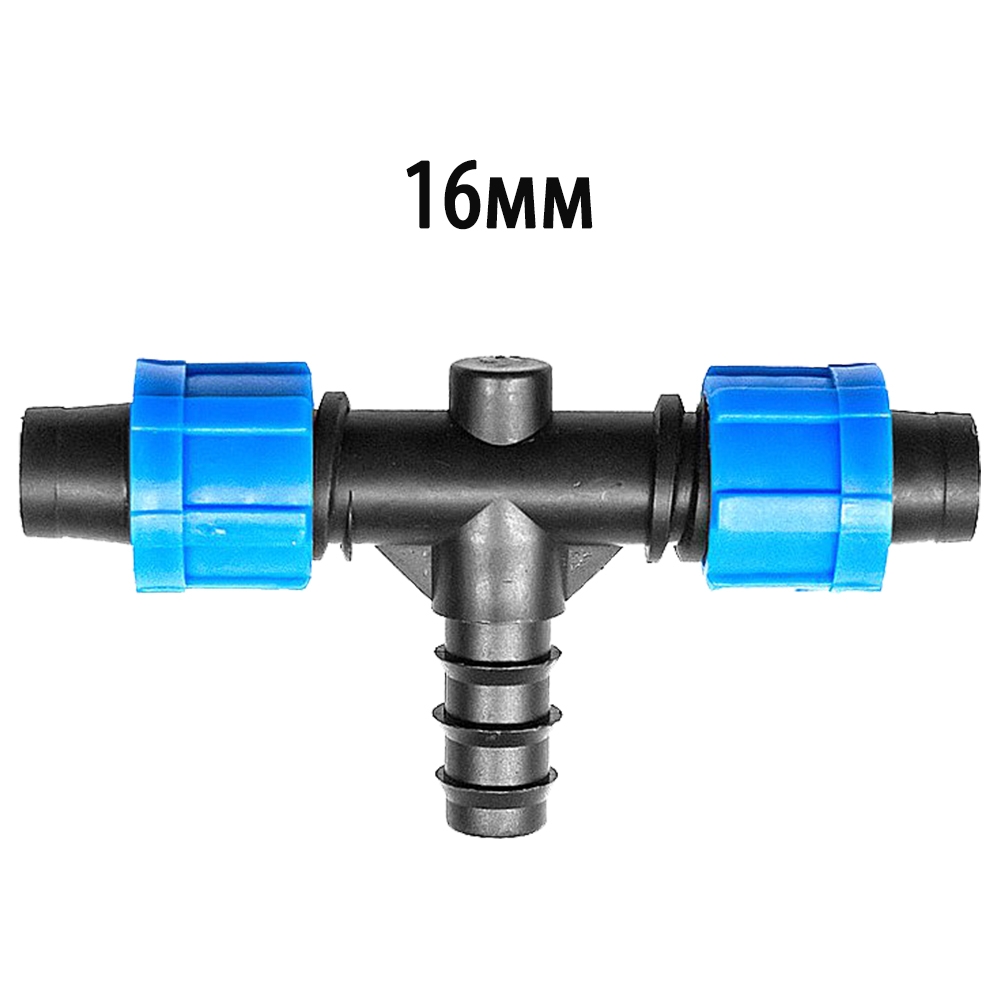 2814 Тройник для подводки шланга 16мм" на две капельные ленты 16мм LAB.Space 
