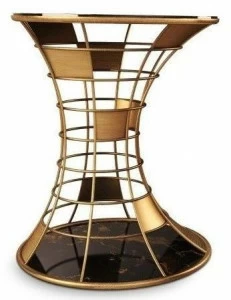 Porustudio Круглый сервиз из латуни и мрамора