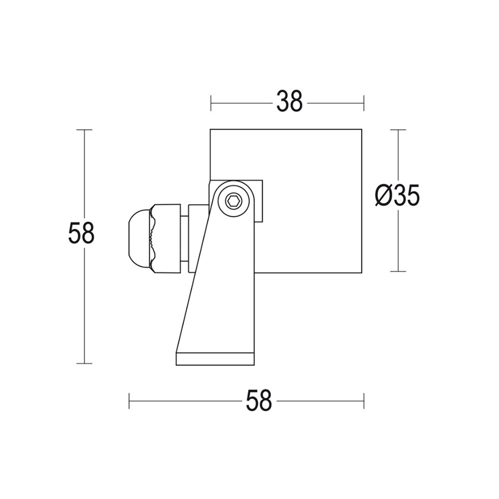 Segno Spot RD Ghidini Segno Spot RD .05 Темно-Cерый (Матовый)  - Вид №1