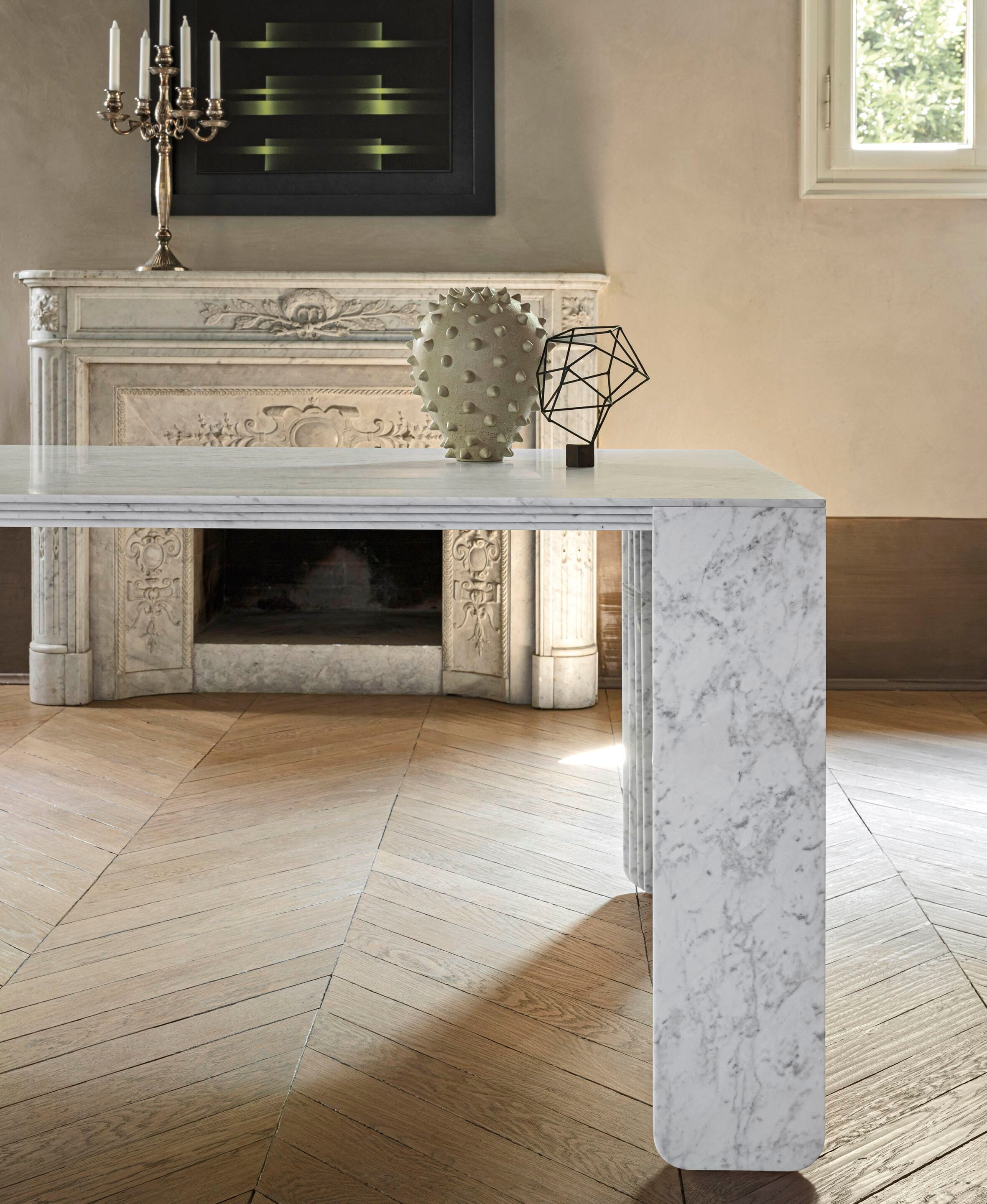 Прямоугольный стол из каррарского мрамора Pianca CORINTO ARCH-00006266 - Вид №3