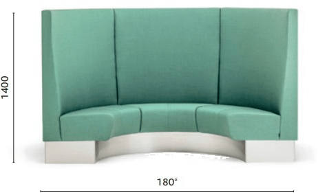 Pedrali Модульный диван с высокой спинкой Modus Mdab - Вид №10