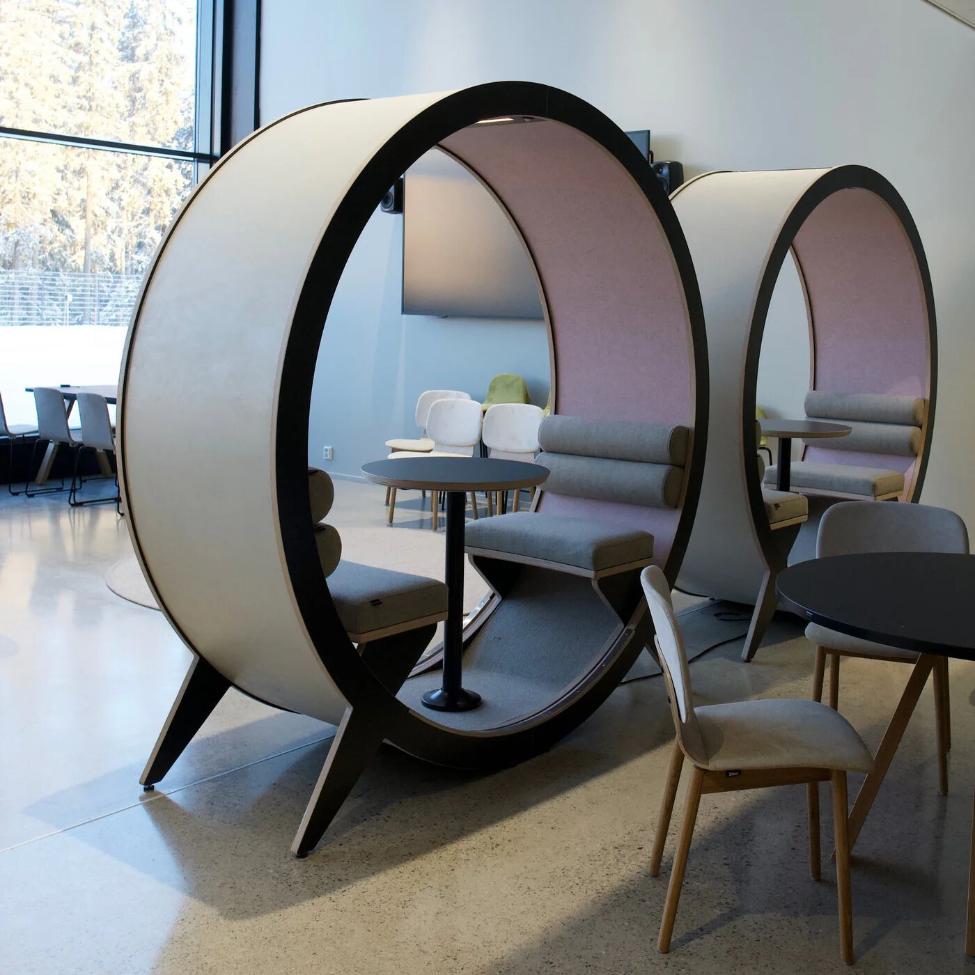 Акустический офисный остров со встроенным освещением BlockO.design BlockO TWO ARCH-00006866 - Вид №3