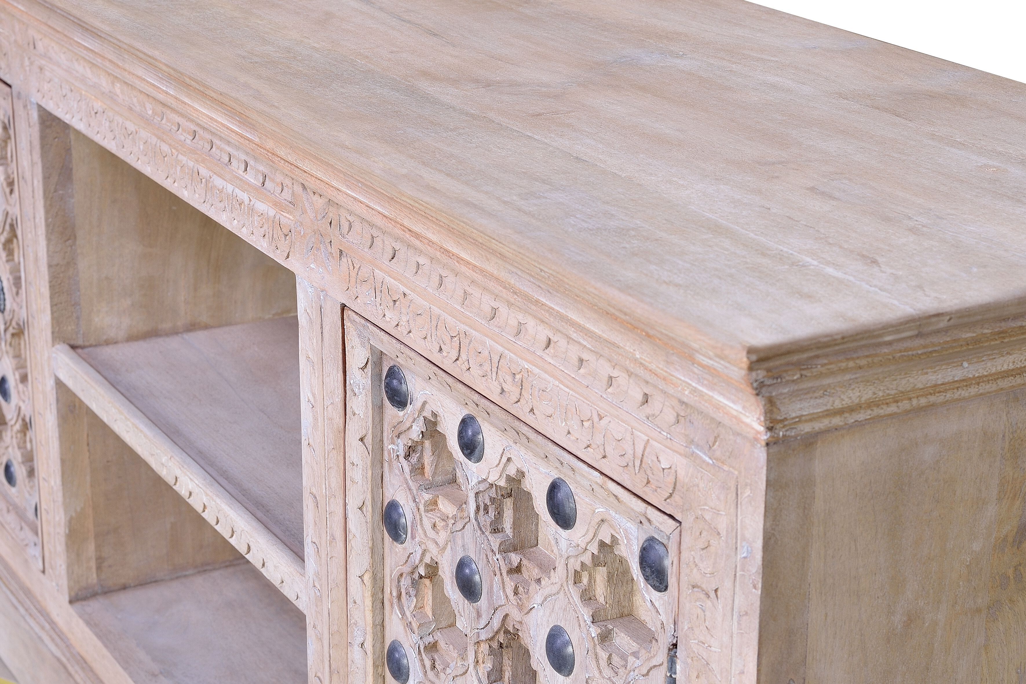 Шкаф для телевизора mango с распашными дверцами Giner y Colomer Bakhra Natural ARCH-00097316 - Вид №3