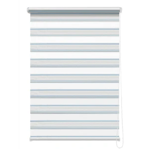 Штора рулонная день-ночь Granada 120x160 см голубая