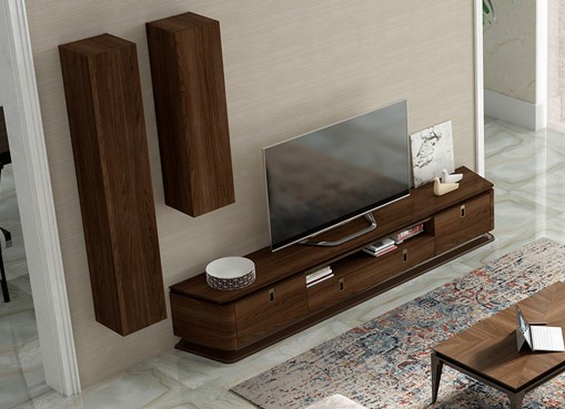 106433 Тумба под ТВ 28564 с основанием 27633 Llass Ambito Santreyd  - Вид №3