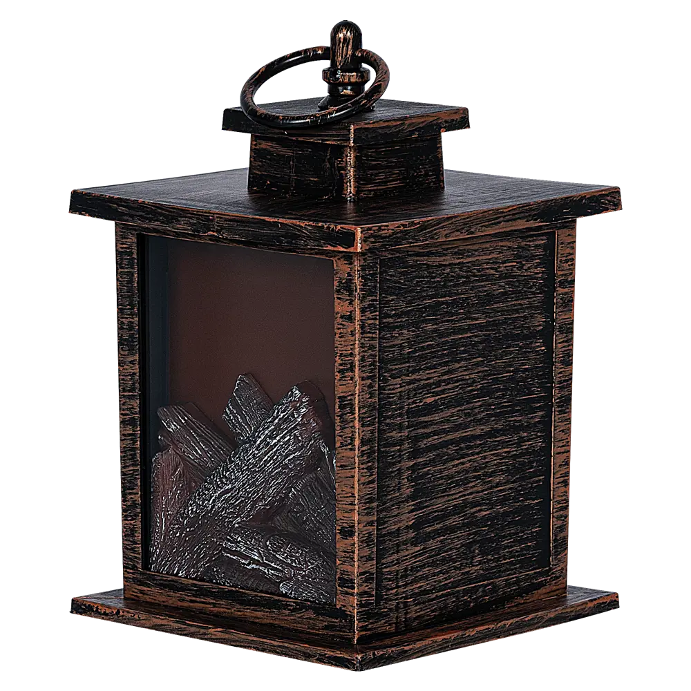 89367789 Светодиодный декоративный светильник-камин "Мини" пластик 12x12x18см STLM-1474293 Santreyd  - Вид №4