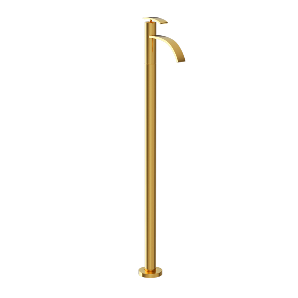 SIG-GLD-41027 Смеситель напольный однорычажный Artize Signac Чистое золото 