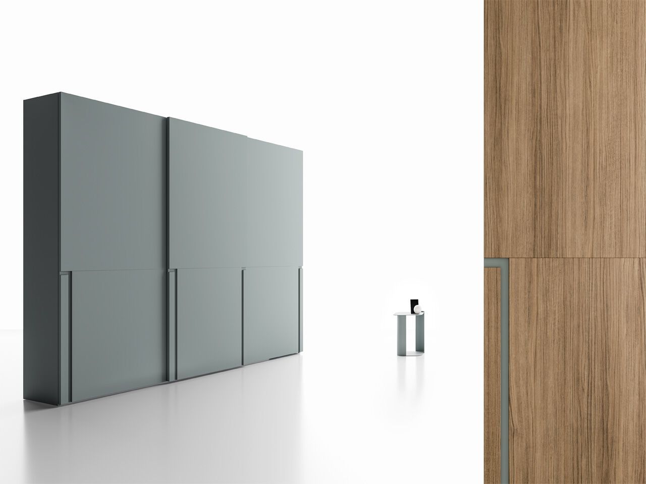 Секционный деревянный шкаф с раздвижными дверями Santalucia Mobili BOLEANA ARCH-00075937 - Вид №4