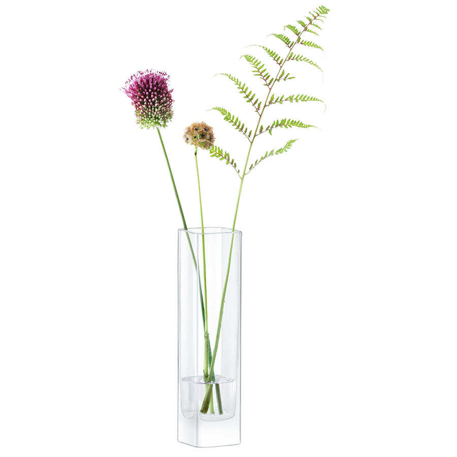 Ваза прямоугольная Modular 20 x 5 x 5 см прозрачная LSA International G85620301 - Вид №5