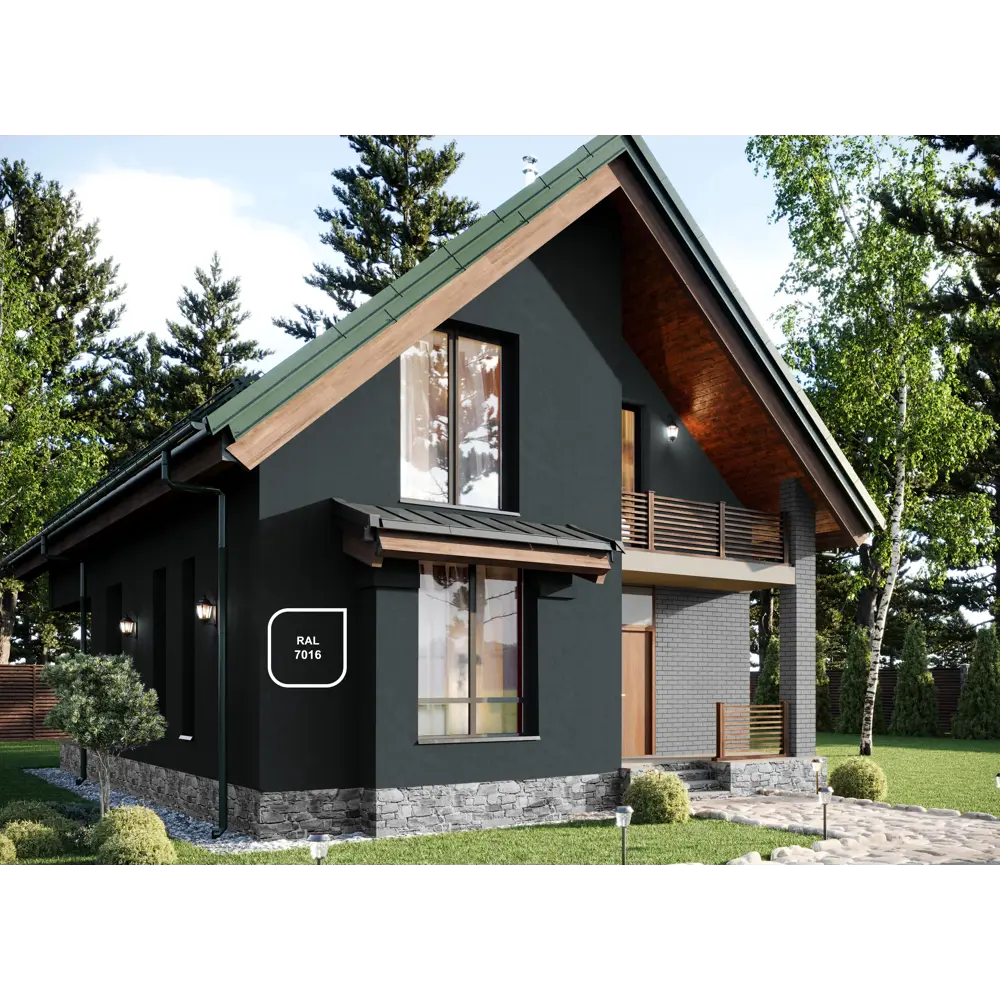 Краска фасадная Jobi Fassadenfarbe матовая база C 0.9 л STLM-2044782 - Вид №2