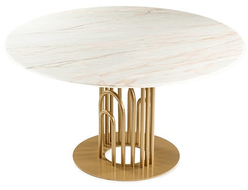 Mambo Unlimited Ideas Круглый мраморный стол sun-id-1416394 - Вид №1