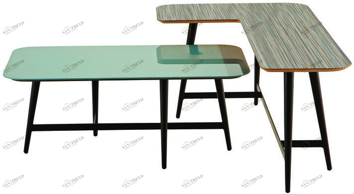 Roche Bobois Модульный прямоугольный лакированный журнальный столик Les contemporains sun-id-1370198