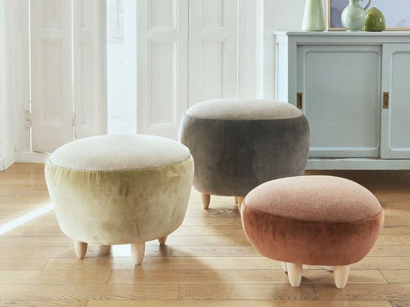 Gancedo Круглый пуф из ткани Pebbles sun-id-1382741 - Вид №3