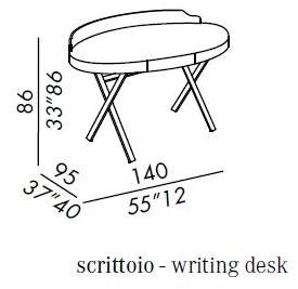 Meridiani Письменный стол из дерева sun-id-1357060 - Вид №4