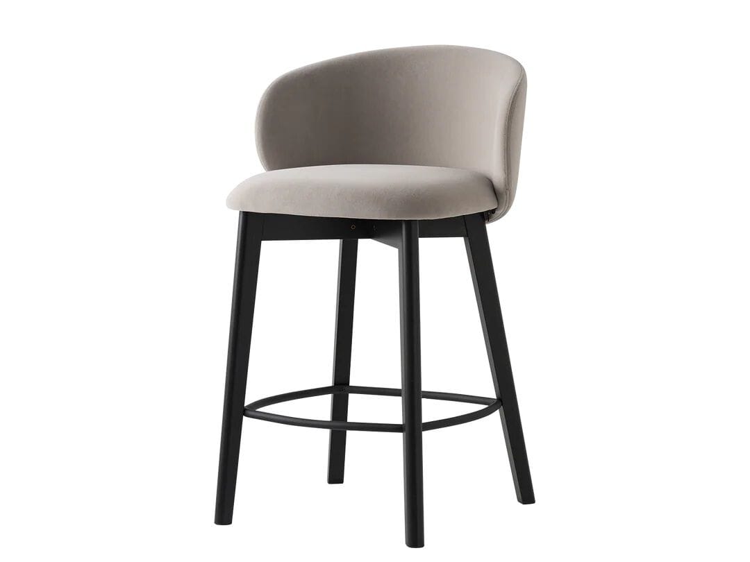 Высокий тканевый стул с подставкой для ног Connubia Тука ARCH-00038183