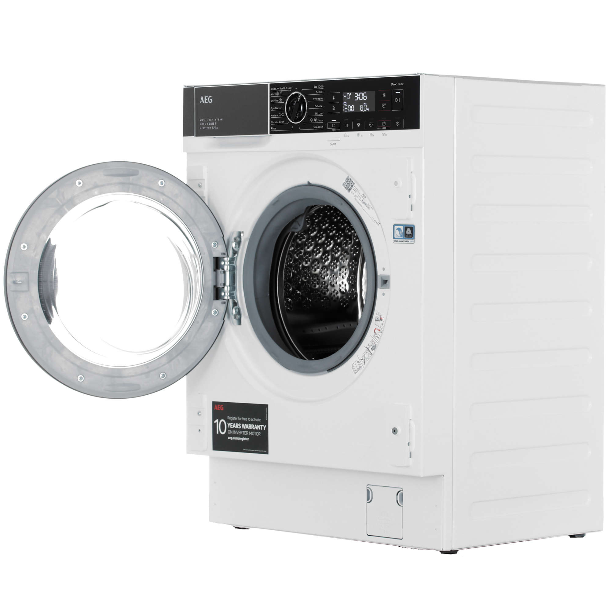 9136689 Встраиваемая стирально-сушильная машина AEG L7WBE68SI STDN-0147523 - Вид №5