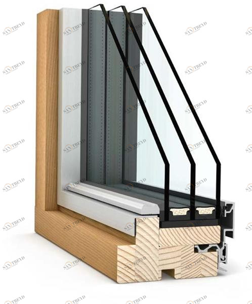 INTERNORM Italia Раздвижное окно из алюминия и дерева sun-id-1415012