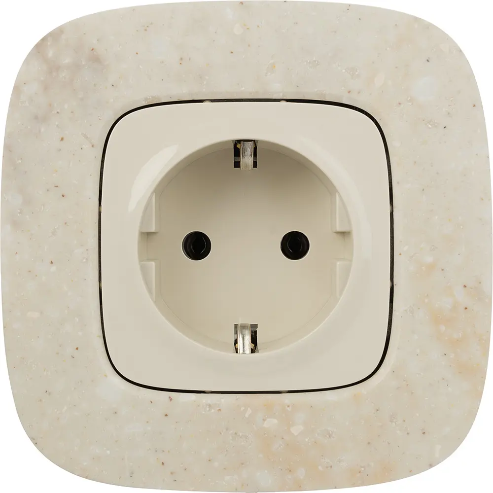 Розетка Legrand Valena Allure 2 контакта с заземлением цвет слоновая кость STLM-2061463 - Вид №6