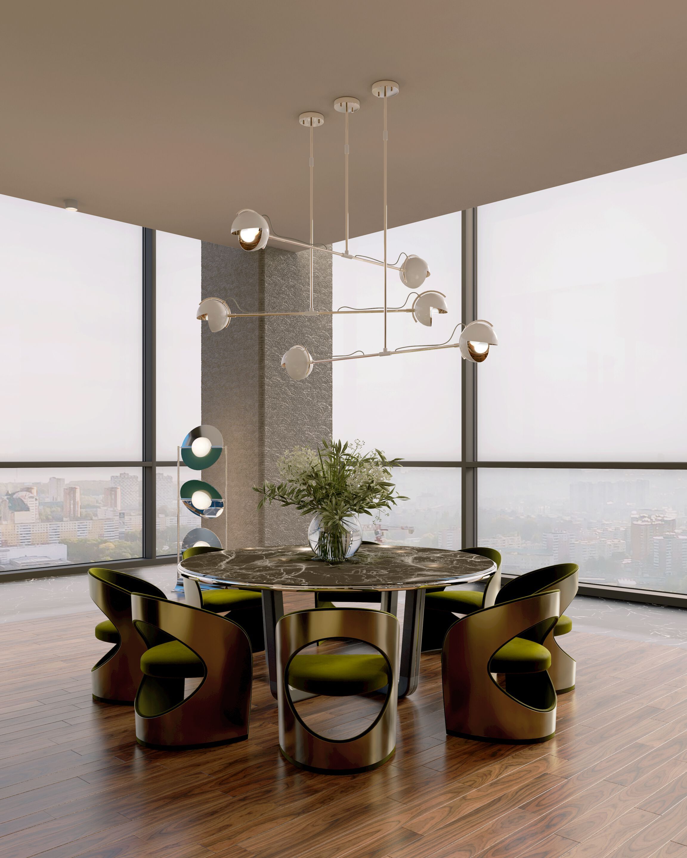 Стол для гостиной из дерева и стекла Essential Home MAXIME ARCH-00041115 - Вид №5