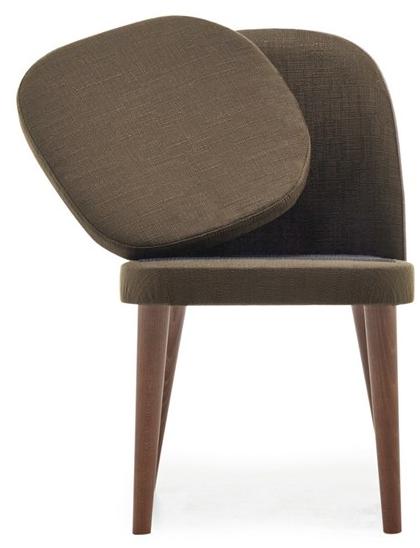 Very Wood Стул из мягкой ткани Carmen sun-id-1464597 - Вид №2