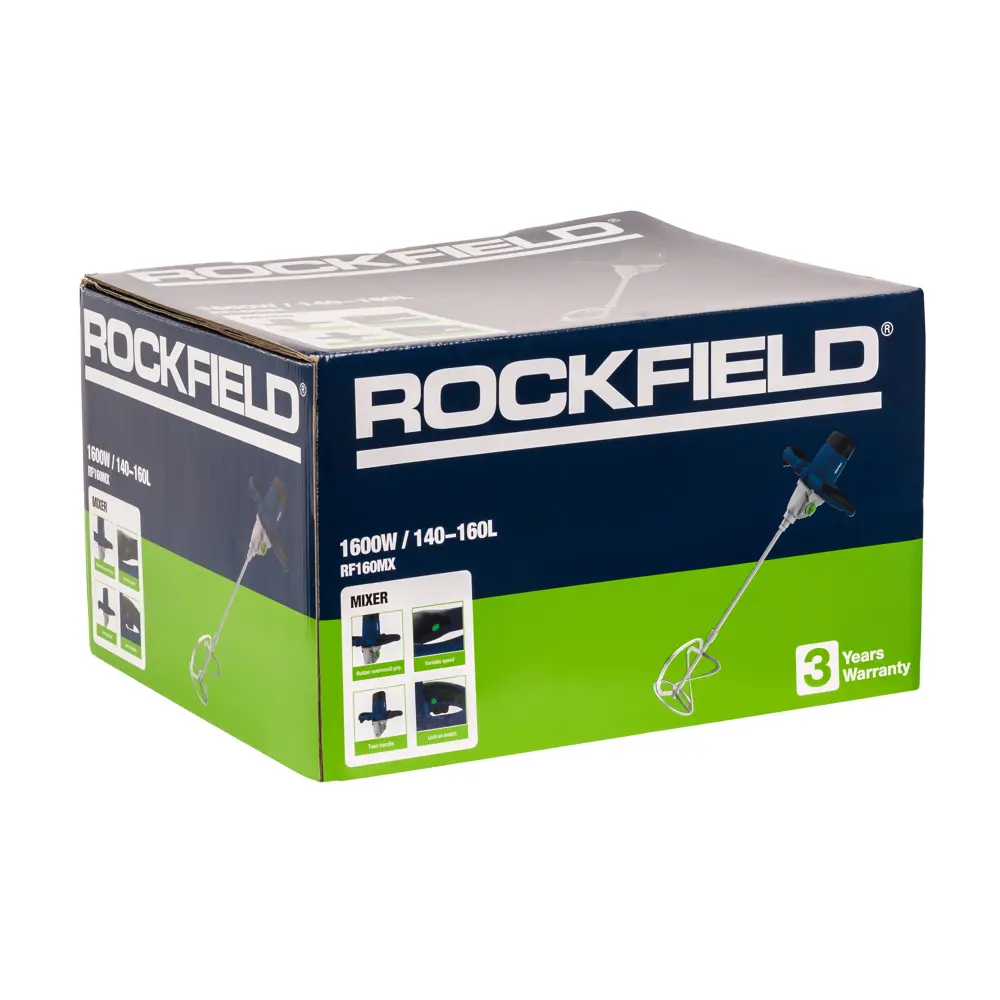 Строительный миксер Rockfield RF160MX для профессиональных растворов 89366430 STLM-0840366 - Вид №11