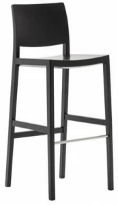 Andreu World Барный стул высокий деревянный Duos Bq2756